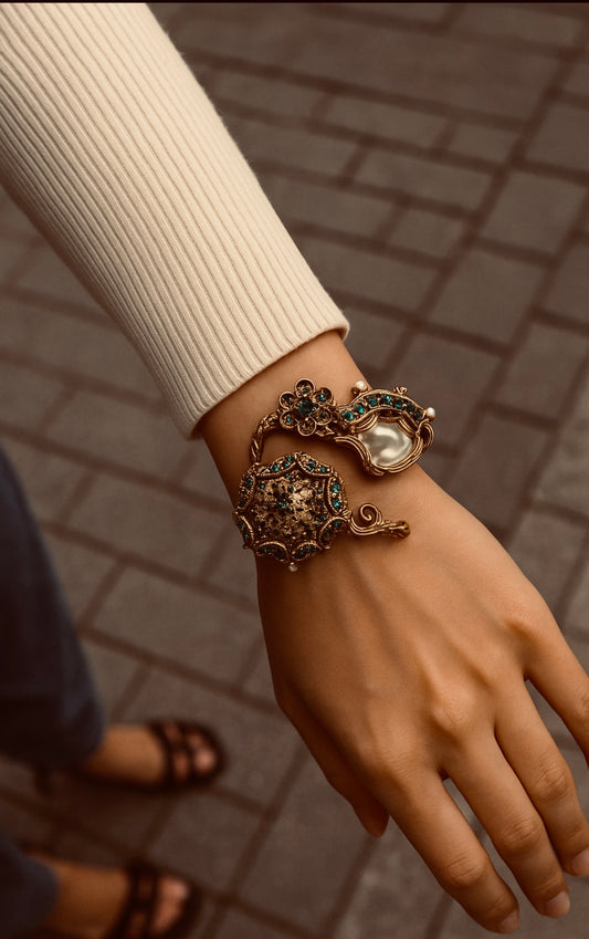 Moonstone maven cuff